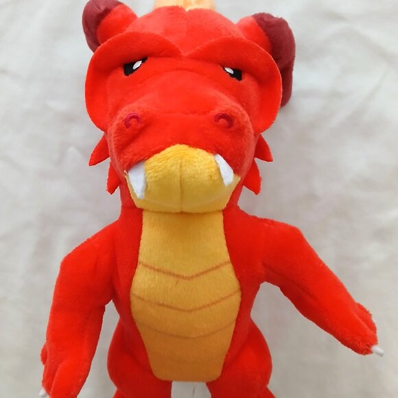 Stumble Guys Inferno Plush Dragon Red and Yellow 8" - Picture 1 of 14